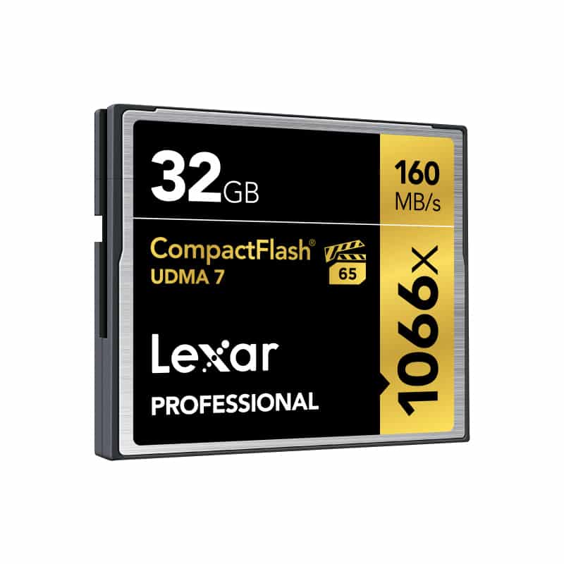 Featured image for “LEXAR (レキサー) Professional 1066x CFカード 32GB [UDMA7 VPG-65]”