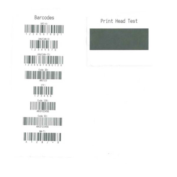 tsp100 barcode test
